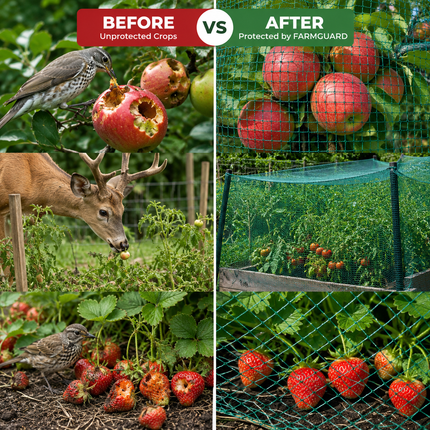 AgriNet Pro | Garden Netting for Birds & Deer with UV Resistance | Lightweight Mesh for Crop Protection 2