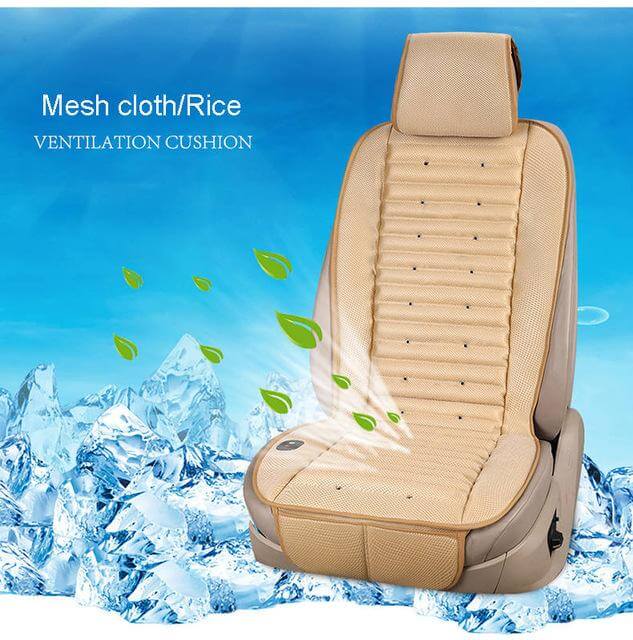 Air-Cooled Car Seat Cover with Integrated Fan for Ultimate Comfort 0