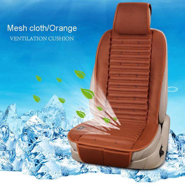 Air-Cooled Car Seat Cover with Integrated Fan for Ultimate Comfort 1