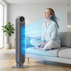 AirFlowMax | Bladeless Tower Fan with 8 Speed Options & 4 Modes | Whisper-Quiet Operation for Peaceful Living 0