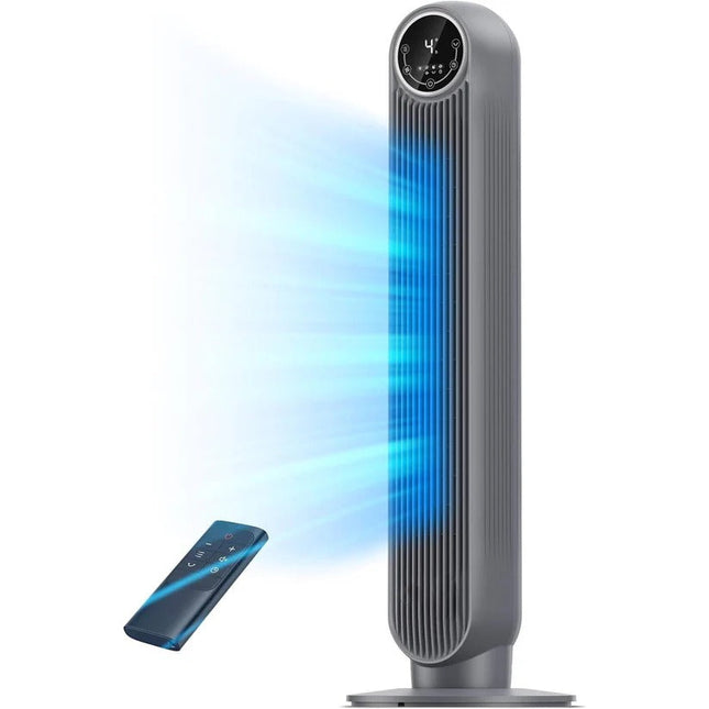 AirFlowMax | Bladeless Tower Fan with 8 Speed Options & 4 Modes | Whisper-Quiet Operation for Peaceful Living 1