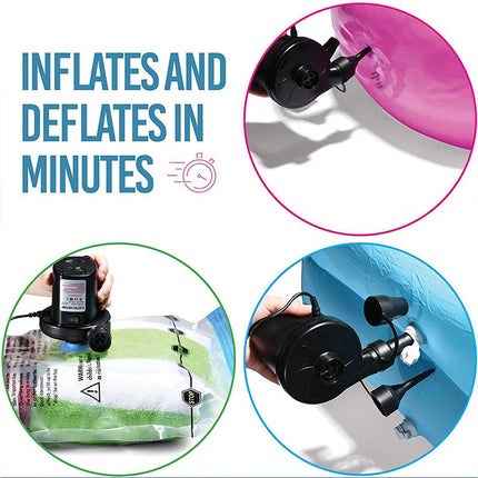 AirLift | Mini Electric Air Pump with 3 Nozzle Sizes | Fast Inflation for Versatile Use 2