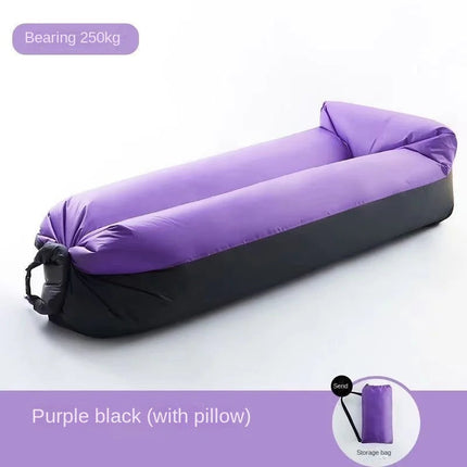 AirRelax | Inflatable Air Sofa with Ergonomic Design & No Pump Required | Perfect for Indoor & Outdoor Comfort 4