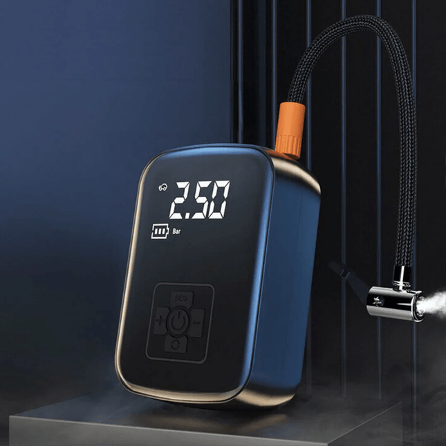 AirSwift Pro | Compact Electric Air Pump with LED Light & Multiple Nozzles for Quick Inflation 0