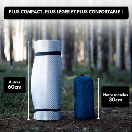 Airtrek Mat | Inflatable Camping Mattress with Foot Pump & Built-In Pillow | Compact Design for Ultimate Comfort 7
