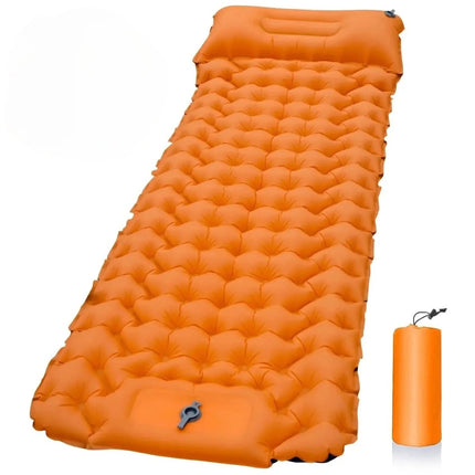 Airtrek Mat | Inflatable Camping Mattress with Foot Pump & Built-In Pillow | Compact Design for Ultimate Comfort 9