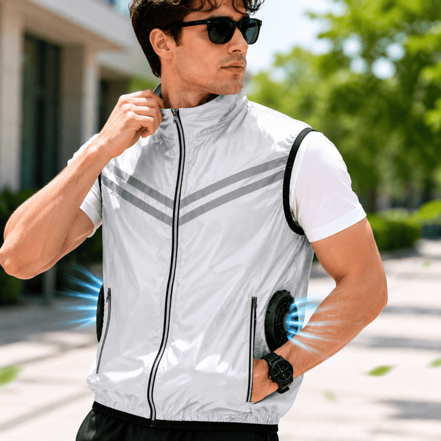 Airventa | Cooling Vest for Men with Integrated Fan | Lightweight Design for Enhanced Comfort Outdoors 1