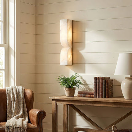 Alabaster Essence | LED Wall Sconce with Sculptural Design | Elegant Lighting for Indoor Spaces 4