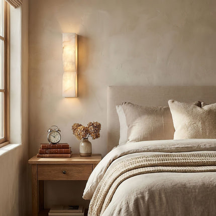 Alabaster Essence | LED Wall Sconce with Sculptural Design | Elegant Lighting for Indoor Spaces 8