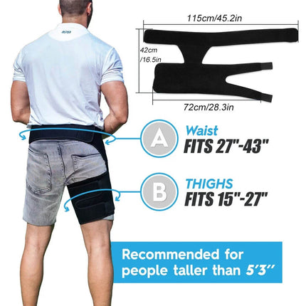 Alera | Adjustable Hip & Thigh Compression Brace with Targeted Support | Enhanced Stability for Active Movement 2