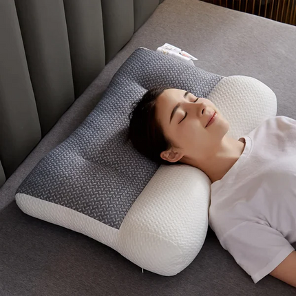 AlignRest | Neck Support Pillow with Ergonomic Contour & Pressure Relief | Ideal Cervical Pillow for Pain-Free Sleep 0
