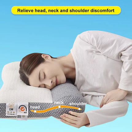 AlignRest | Neck Support Pillow with Ergonomic Contour & Pressure Relief | Ideal Cervical Pillow for Pain-Free Sleep 2