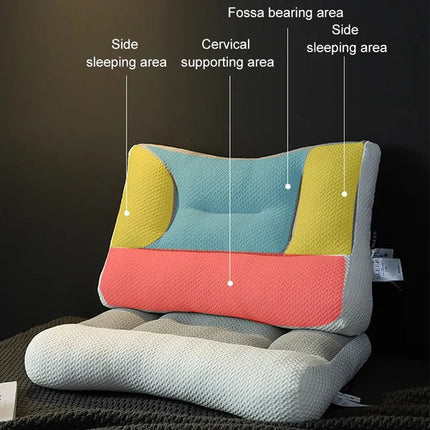 AlignRest | Neck Support Pillow with Ergonomic Contour & Pressure Relief | Ideal Cervical Pillow for Pain-Free Sleep 3