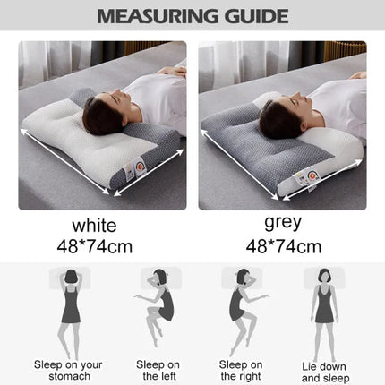 AlignRest | Neck Support Pillow with Ergonomic Contour & Pressure Relief | Ideal Cervical Pillow for Pain-Free Sleep 4