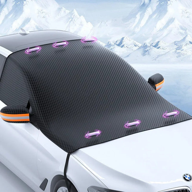All-Season Vehicle Cover | Magnetic Car Snow Cover with Durable Oxford Fabric | Easy Installation for Year-Round Protection 1