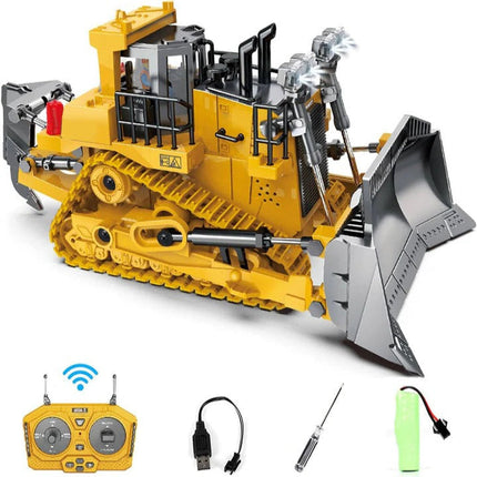 All-Terrain Excavator | Remote-Controlled Construction Toy with Metal Attachments | Realistic Digging Experience 10
