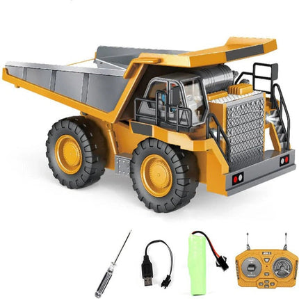 All-Terrain Excavator | Remote-Controlled Construction Toy with Metal Attachments | Realistic Digging Experience 9