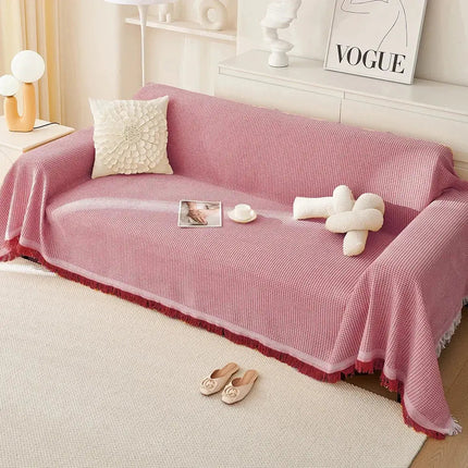 All Season Sofa Cover | Cotton Yarn Slipcover with Full Coverage Design | Versatile Protection for Indoor & Outdoor Use 4