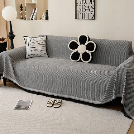 All Season Sofa Cover | Cotton Yarn Slipcover with Full Coverage Design | Versatile Protection for Indoor & Outdoor Use 7