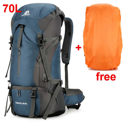 Alpivento | 70L Trekking Backpack with Rain Cover & Ergonomic Design | Perfect for Multi-Day Hikes 6
