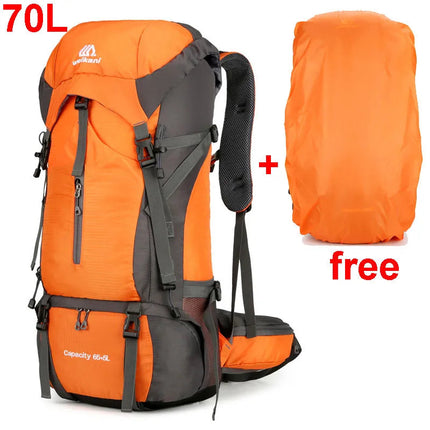 Alpivento | 70L Trekking Backpack with Rain Cover & Ergonomic Design | Perfect for Multi-Day Hikes 7