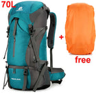Alpivento | 70L Trekking Backpack with Waterproof Rain Cover | Spacious Outdoor Backpack for Hiking and Travel 0