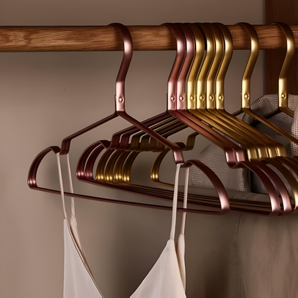 Aluminum Clothes Hangers | Heavy-Duty Space-Saving Set for Organized Closets 2