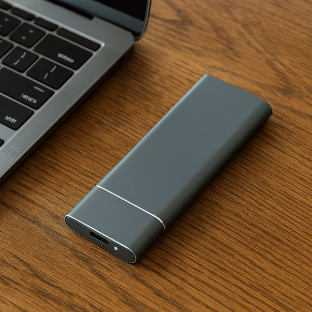 Aluminum Slim | External Hard Drive with 500GB Storage & High-Speed USB | Portable Design for Easy Travel 0