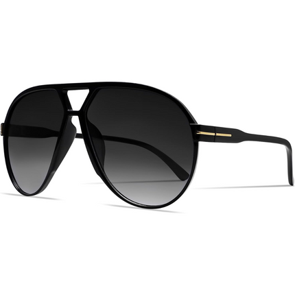 Amara | Retro Oversized Aviator Sunglasses with UV400 Protection | Unisex Design for Timeless Style 13