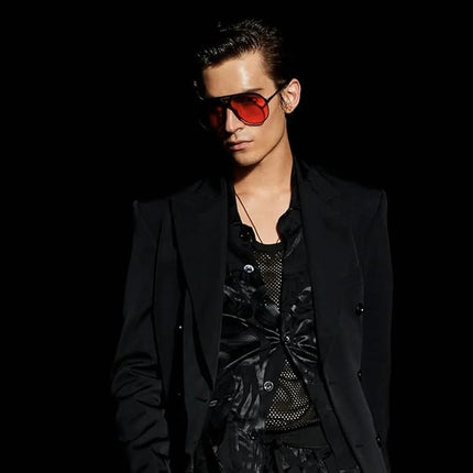Amara | Retro Oversized Aviator Sunglasses with UV400 Protection | Unisex Design for Timeless Style 2