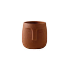 Face Planter Pot, Small Ceramic Plant Pot with Sculpted Face – image 4