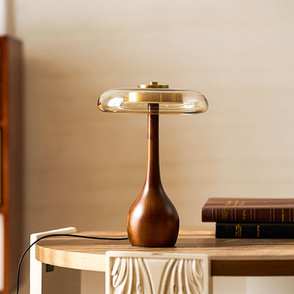 AndiGlass | Elegant Modern Glass Table Lamp for Living Room Décor 2