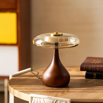 AndiGlass | Elegant Modern Glass Table Lamp for Living Room Décor 3