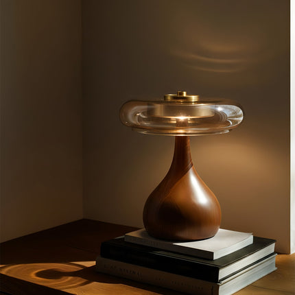 AndiGlass | Elegant Modern Glass Table Lamp for Living Room Décor 5