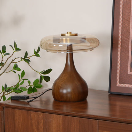 AndiGlass | Elegant Modern Glass Table Lamp for Living Room Décor 6