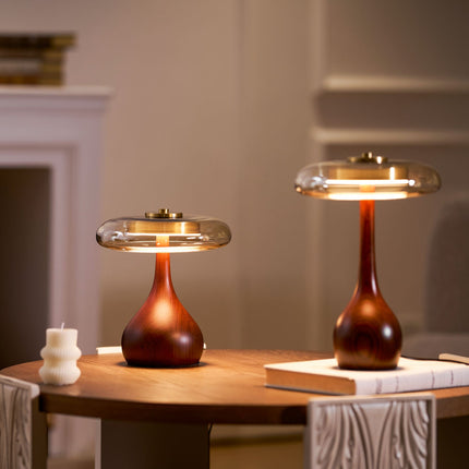 AndiGlass | Elegant Modern Glass Table Lamp for Living Room Décor 7