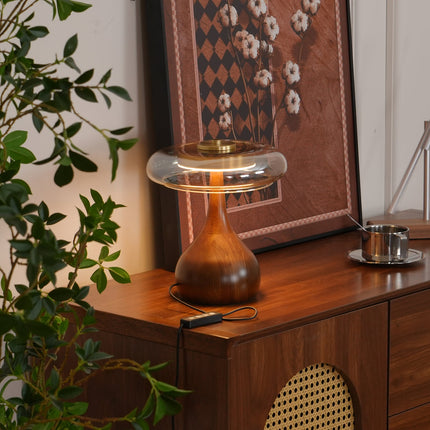 AndiGlass | Elegant Modern Glass Table Lamp for Living Room Décor 8