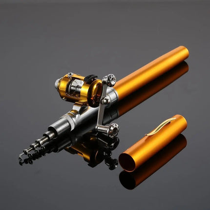 Spinning Fishing Rod with Reel, Telescopic Fishing Pole, Portable Fishing Rod with Spinning Reel for Travel