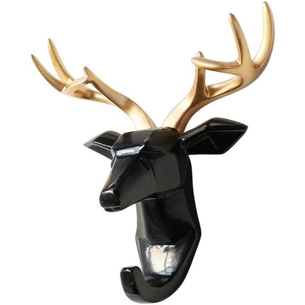 Animal Head Wall Hook | Unique Resin Coat Hooks for Home Decor & Key Storage 4