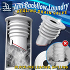 One Way Check Valve for Washing Machine Drain, Anti Backflow Plumbing Valve with Silicone Seal, Laundry Room Accessories
