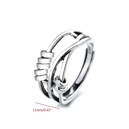 925 Sterling Silver Ring, Fidget Ring for Anxiety and Stress – image 4