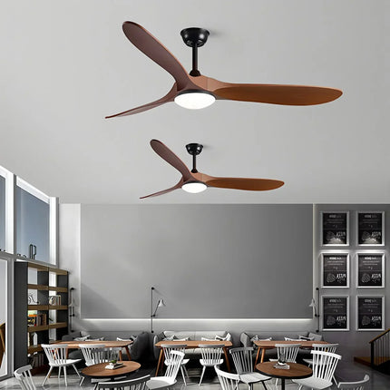 Ceiling Fans with Lights, Solid Wood Ceiling Fan Lamp – image 8