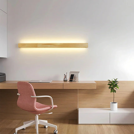 Wood Wall Sconce, Modern Linear Wall Light – image 14