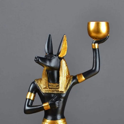Anubis Candle Holder, Votive Candle Holder