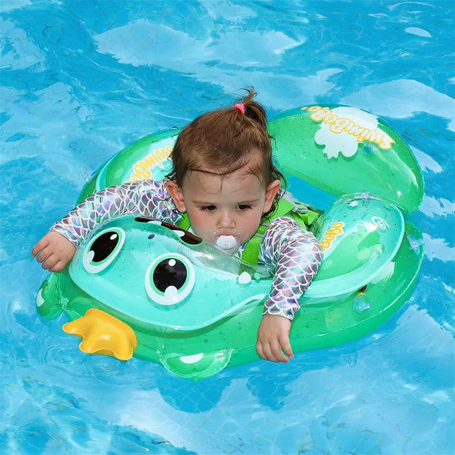 AquaBear Baby Swimming Ring | Eco-Friendly PVC with Optimal Buoyancy | Safe Water Fun for 6-36 Months 0