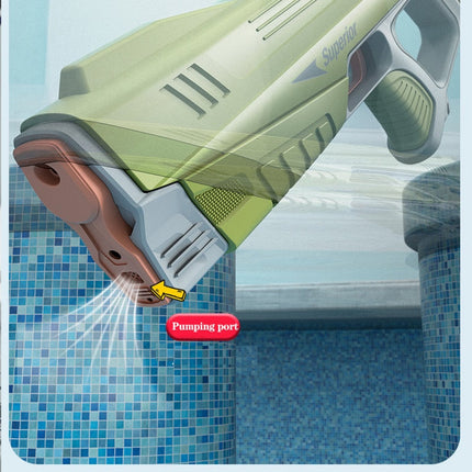 AquaBlast | Electric Water Gun with Long Range & High Capacity | Safe Fun for Kids Over 6 4