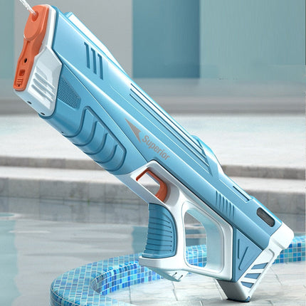 AquaBlast | Electric Water Gun with Long Range & High Capacity | Safe Fun for Kids Over 6 5
