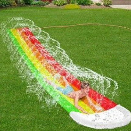 AquaRush | Inflatable Water Slide with Integrated Sprinkler Function | Perfect for Outdoor Summer Fun 8