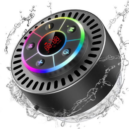 AquaSound | Waterproof Bluetooth Shower Speaker with 12H Battery Life | High-Fidelity Audio for Ultimate Bathroom Experience 1