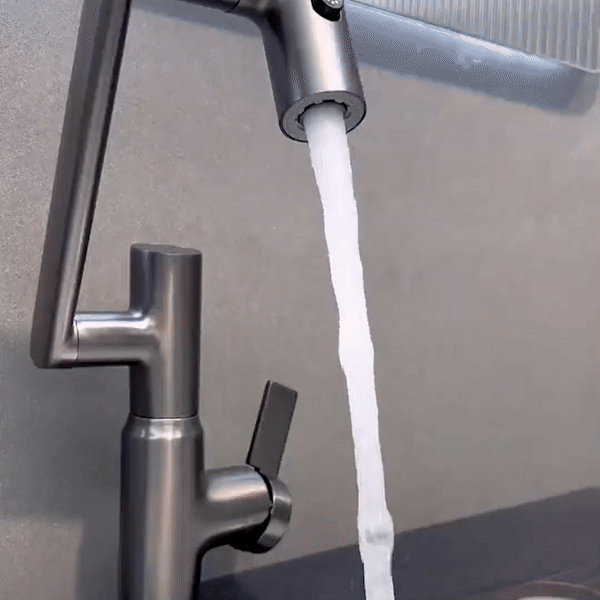 AquaTwist | 360° Kitchen Faucet with Temperature Display & Adjustable Height | Stylish Design for Modern Kitchens 1